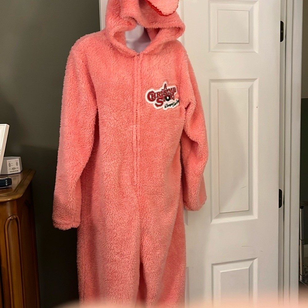 Cozy Pink Fleece Pajama Onesie